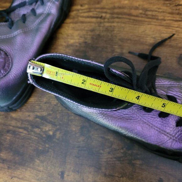 Converse CTAS Iridescent Metallic Violet Hi Sneakers Size 7 Streetwear - Picture 14 of 14